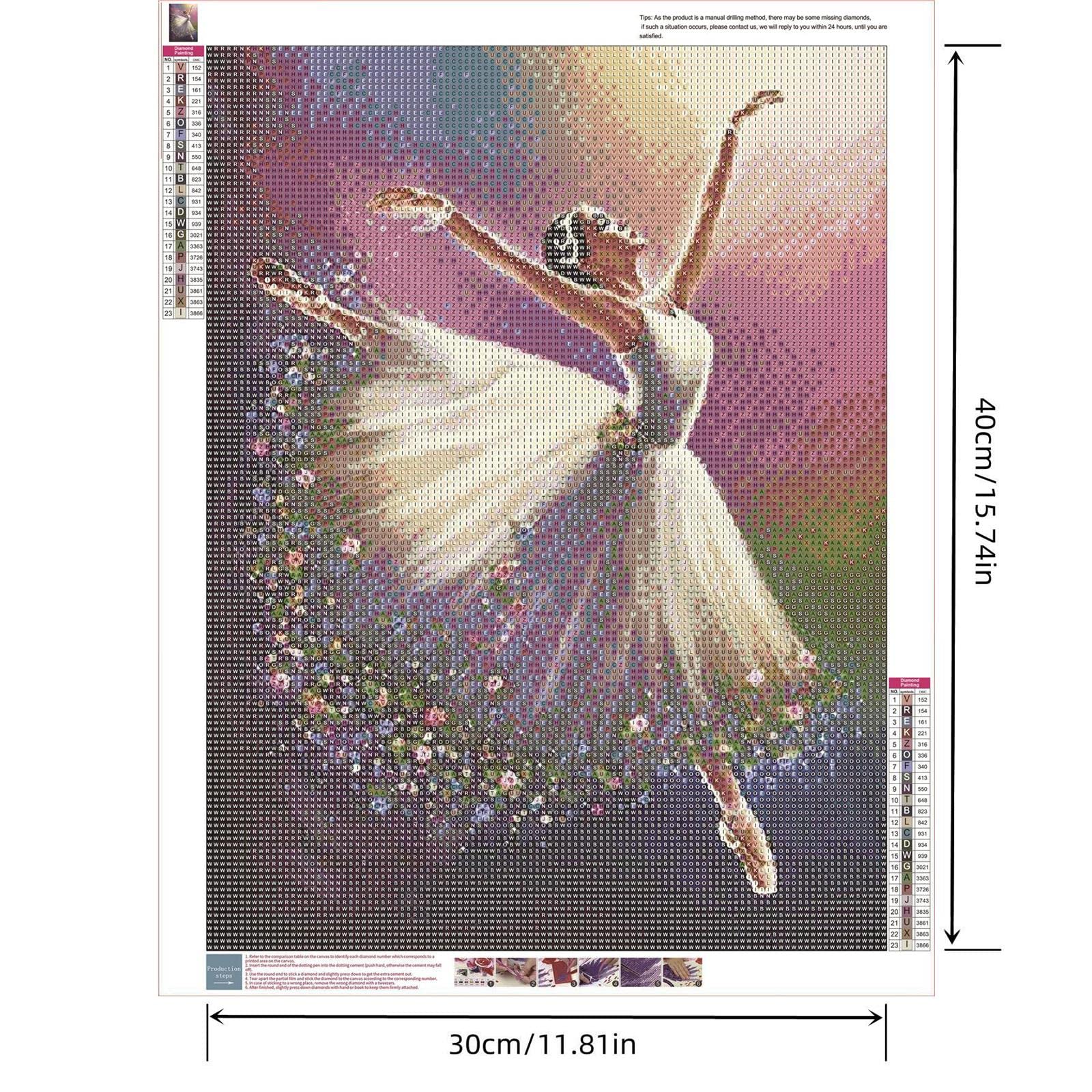 Diamond Painting 5D Diamant Peinture Fille De Ballet Diy