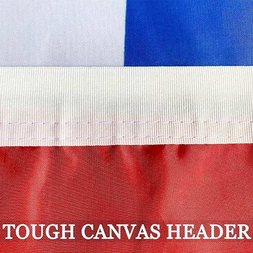 Miniatura 7 de Bandera cubana de 3 x 5 pulgadas para exteriores, doble cara, 3 capas, 240D, 4 filas cosidas, bandera cubana grande de 3 x 5 para pared, resistente