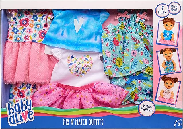 Amazon Com Baby Alive Mix N Match Outfit Set Toys Games Amazon Com Baby Alive Mix N Match Outfit Set Toys Games