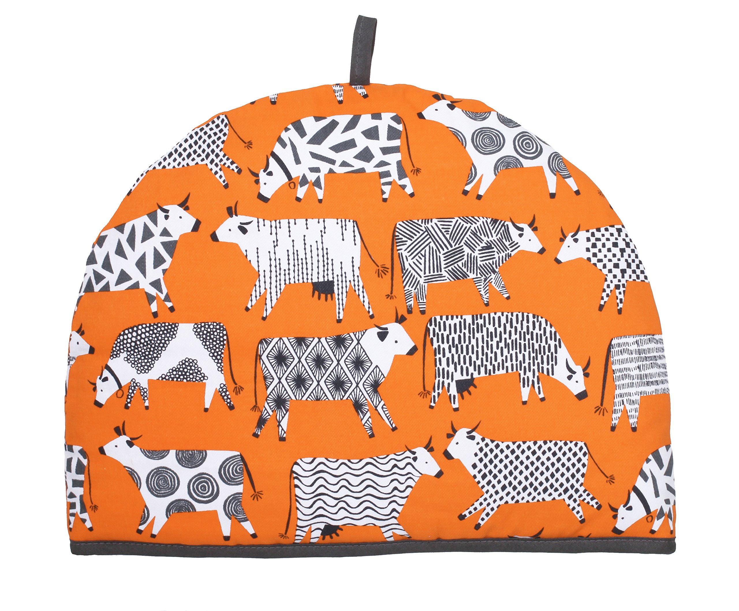 Ulster Weavers Orange Curious Cows Tea Cosy