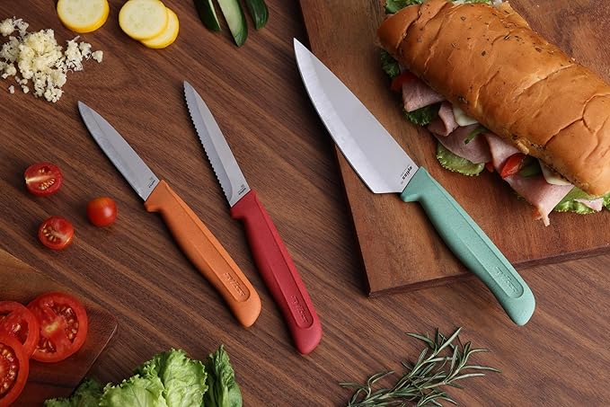 Set 3 Cuchillos Cocina Acero Inoxidable miniatura 11