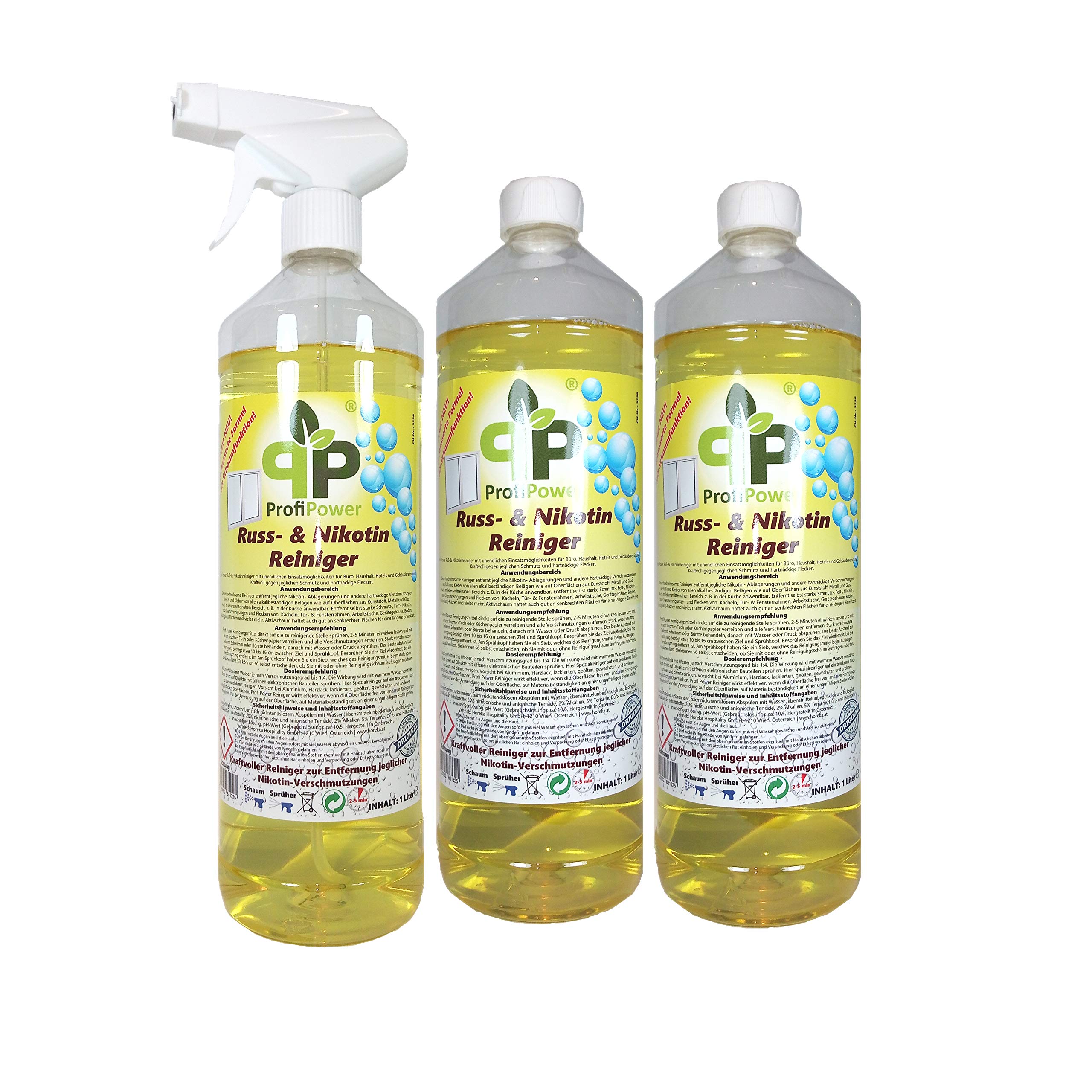 Ruß- und Nikotinreiniger 3 x 1000 ml Set (3)