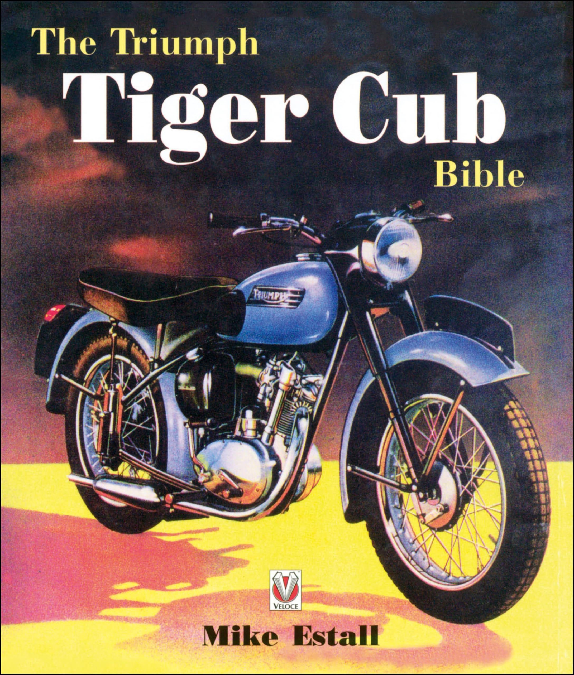 Tiger Cub Bible livre en anglais sur la moto Triumph de collection