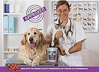 Vista 4 de Masticables suaves de aceite de krill antártico de primera calidad para perros, ricos en omega 3, astaxantina, vitamina E, para piel y pelaje, bajo