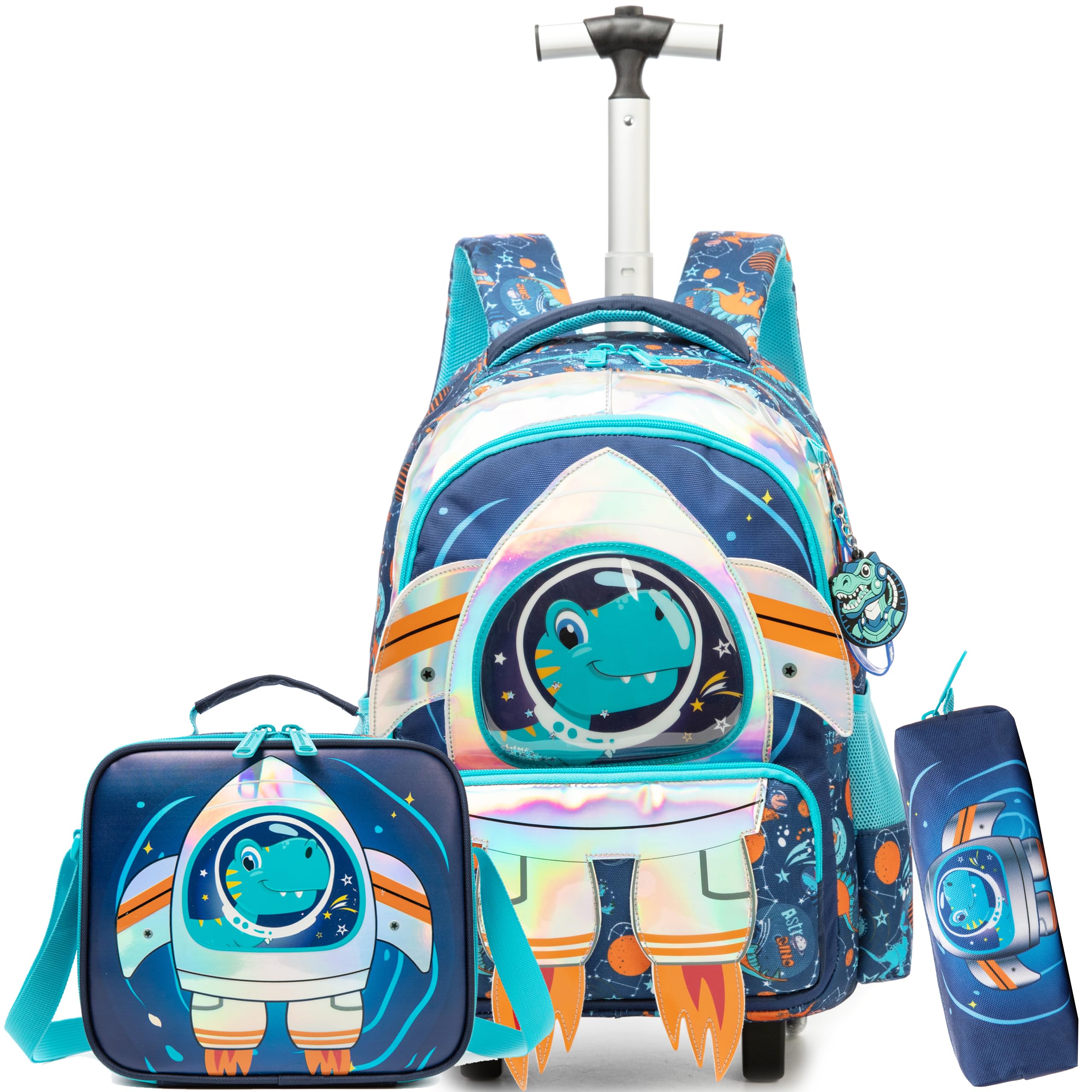 HTgroce Cartable a Roulette Garçon cp Sac Dos roulettes Garçon Primaire ce2