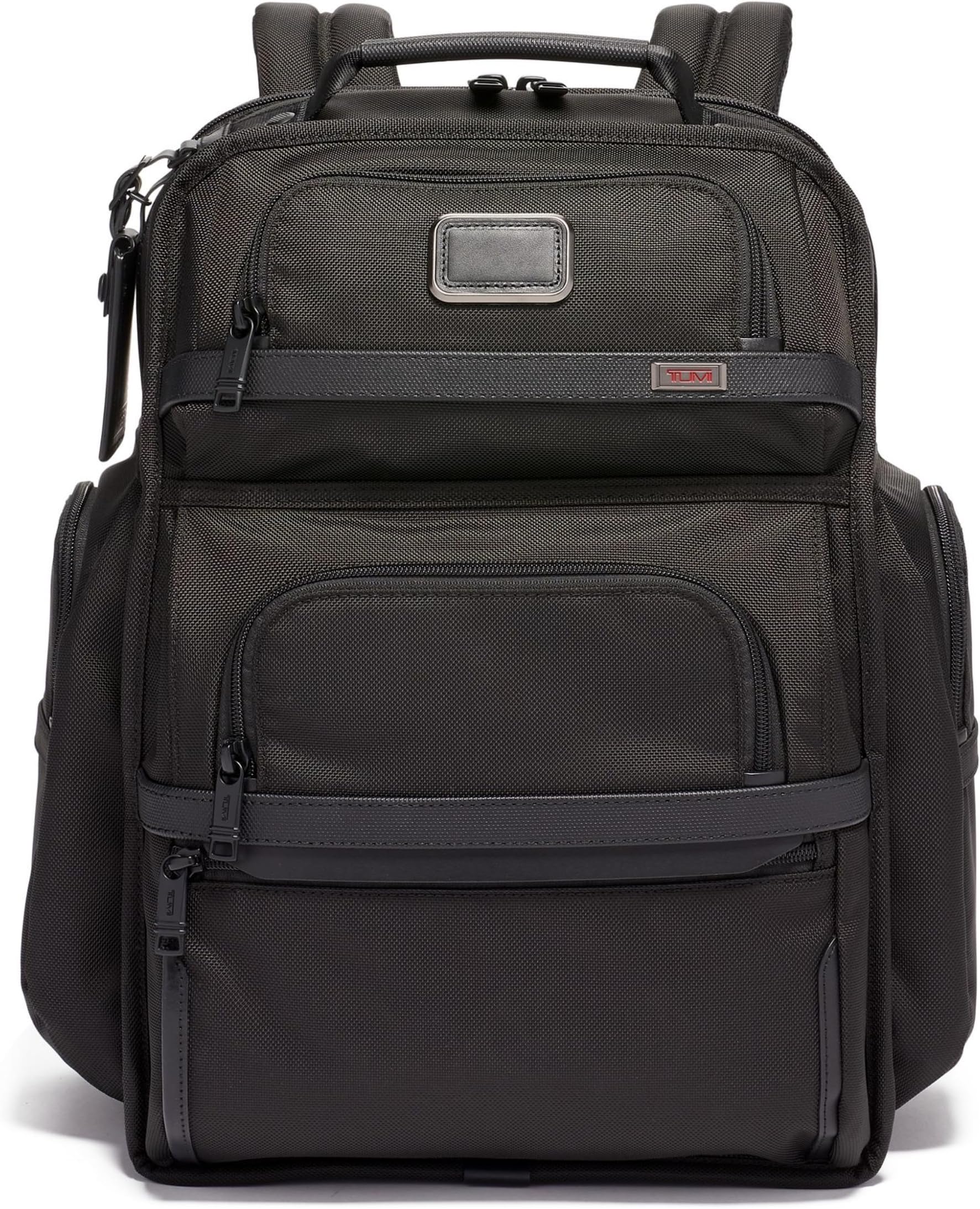 TUMI - Alpha Brief Pack - Men's and Women's Work and Travel Laptop Backpack with Padded Adjustable Strap - Fits Up to 15" Screen - Black