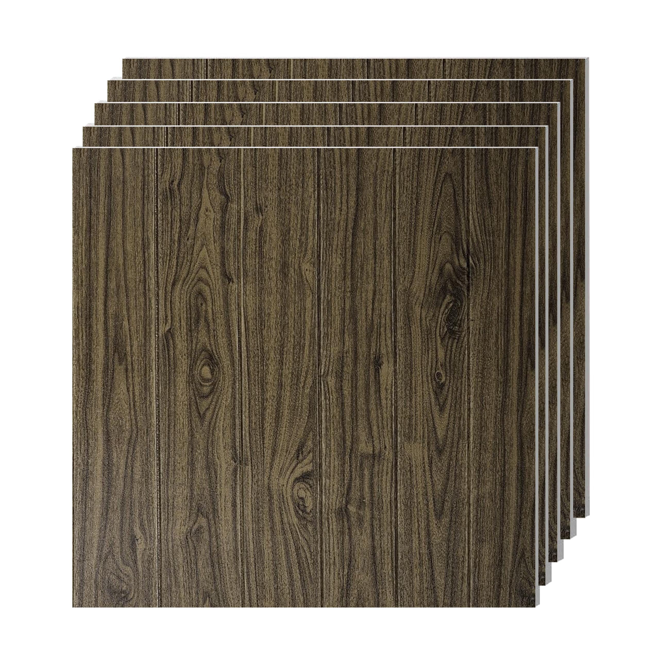 GOWALL 3D Foam Wallpaper Wall Panels Self-Adhesive Waterproof PE Foam, Ceiling Wallpaper for Bedroom Livingroom,Hall, 57.5 Sq.Ft Peel and Stick 3D Wooden | 70cmX70cm Color Dark Wood Pack of 5 (B0D8JHS5CY) Amazon Price History, Amazon Price Tracker