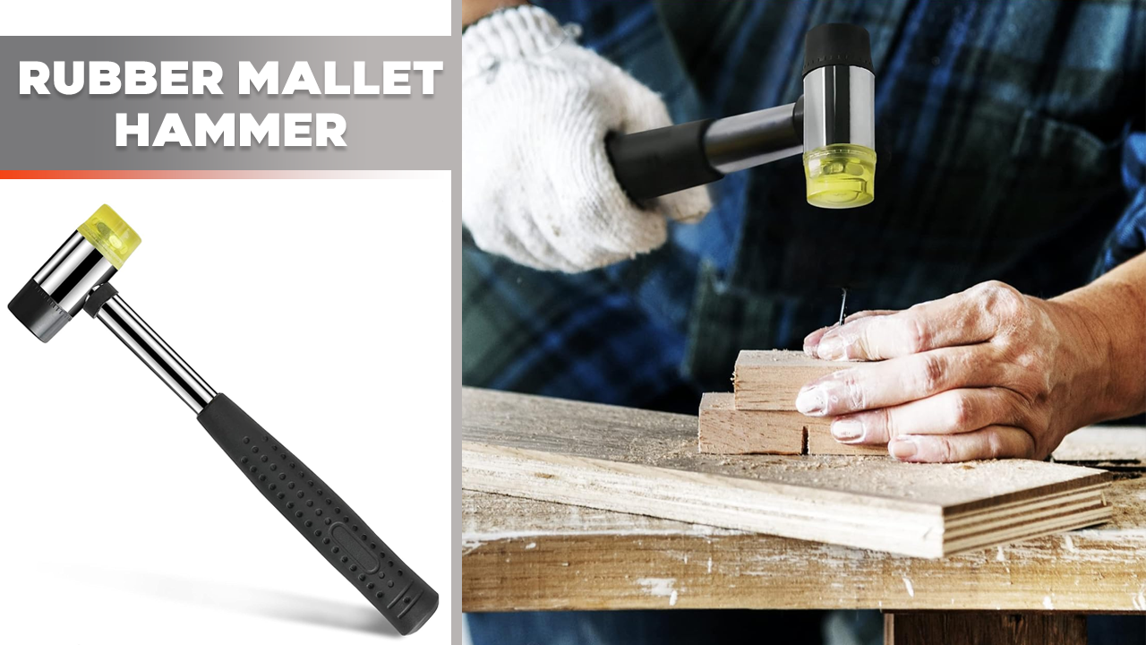 Plastic Double Head Rubber Hammer Mallet For Jewelry Making Window
