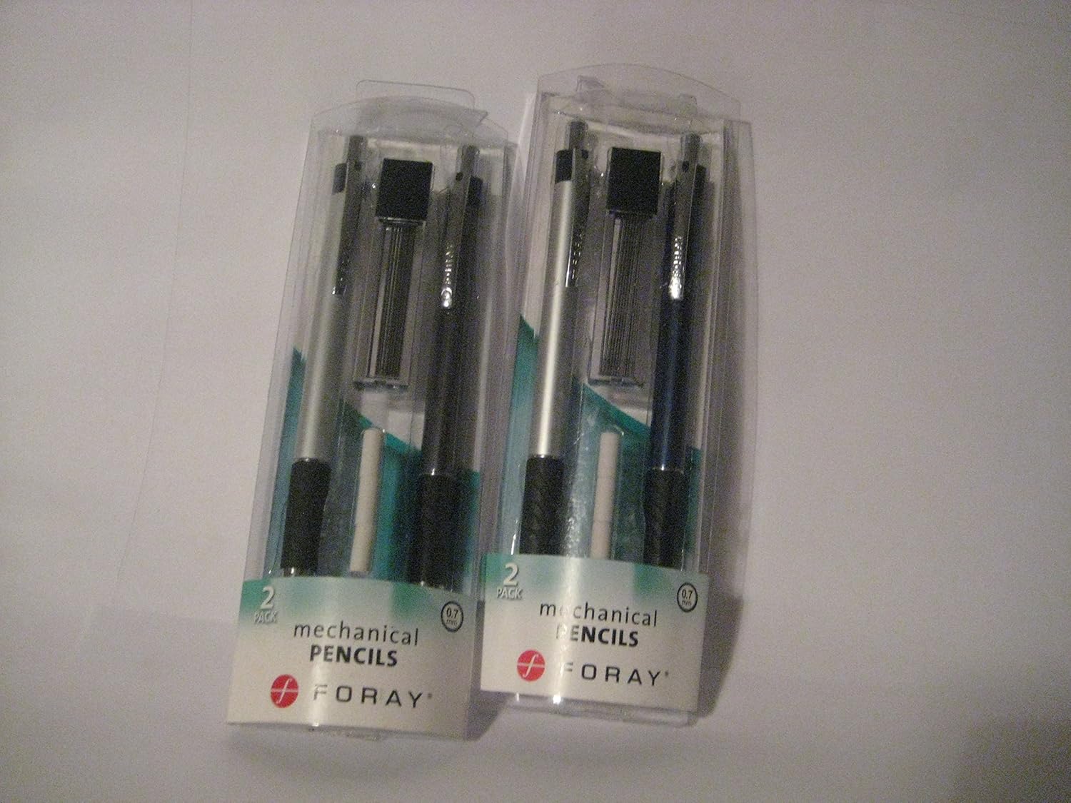 FORAY® Stainless Steel Mechanical Pencil Set, 0.7 mm,Silver Barrels (2 pack) Amazon.ca Office