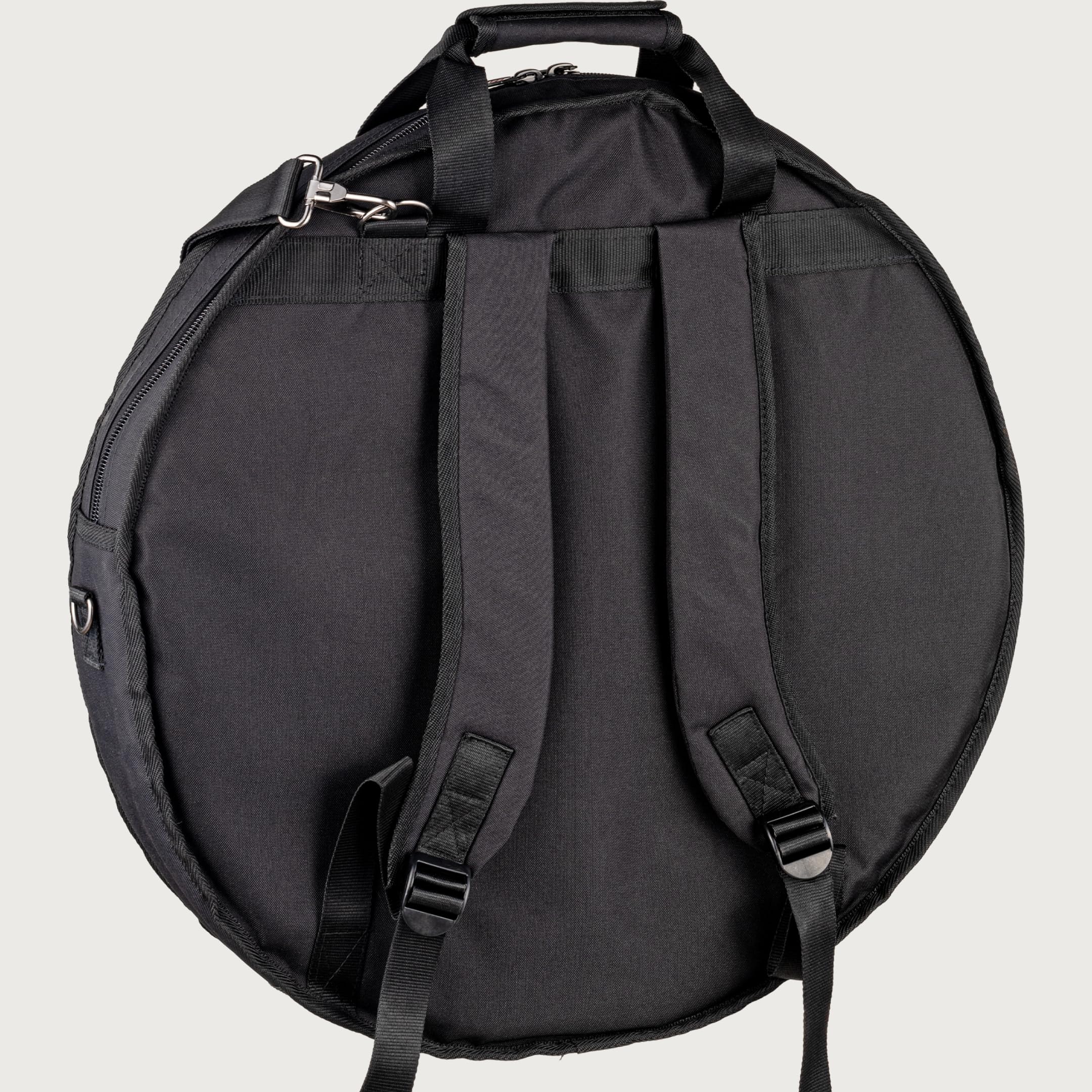Meinl Cymbals Pro Cymbal Backpack Schlagzeug Becken Tasche 22 Zoll (55,88cm) Gig-Bag mit Hihat Fach, Außentasche, Rucksack Gurt und starkem Tragegriff – Drum Zubehör (MCB22-BP)