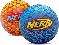 NERF Super High Bounce Balls - 2 Pack, Bounces 50 Feet High, Durable Indoor Outdoor Toy for Kids Ages 3+