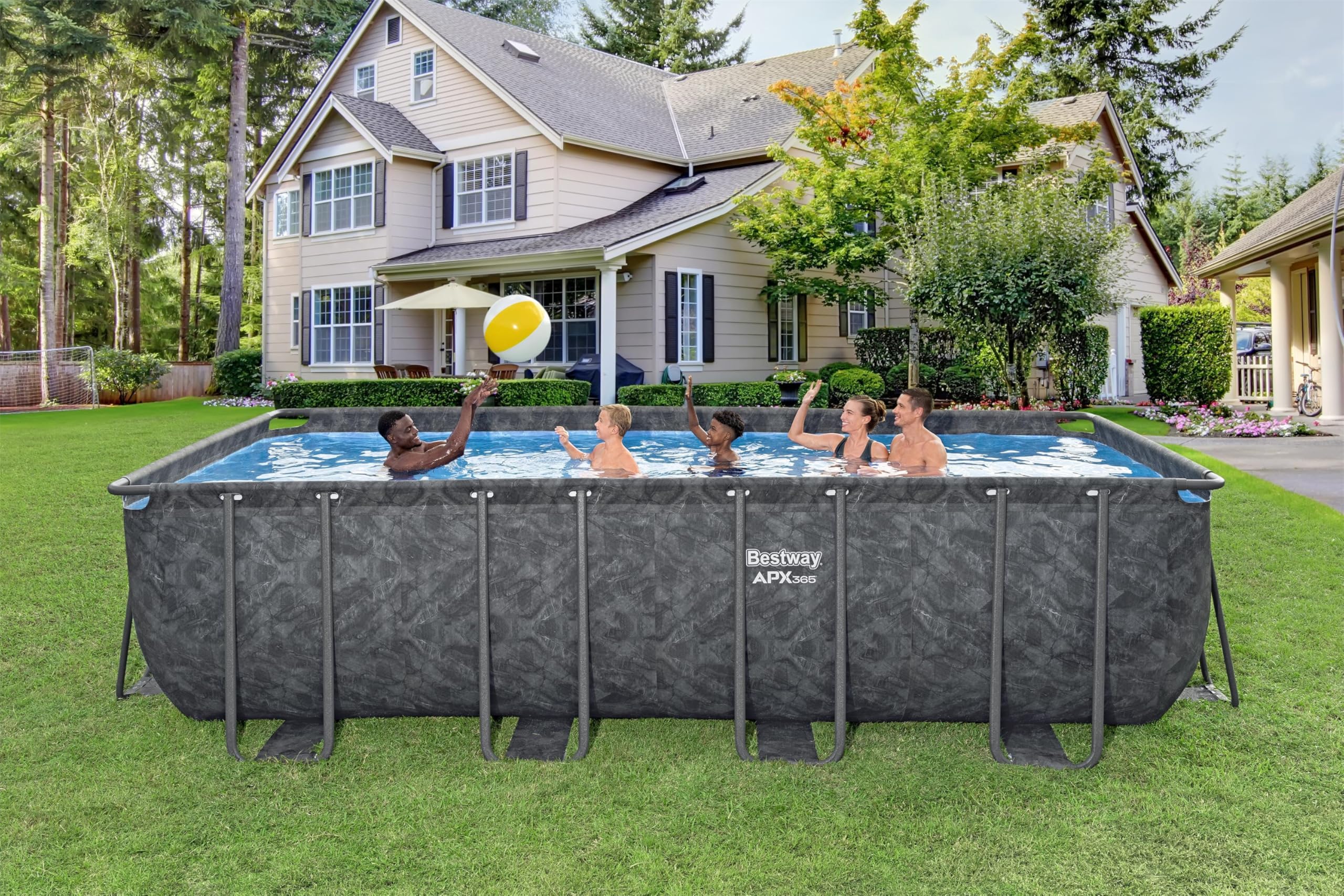 Bestway 561NJ Piscina base fuori terra APX 365 da 549x274x132 cm