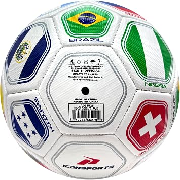 Icon Sports Officially Licensed World Soccer Ball - Size 5