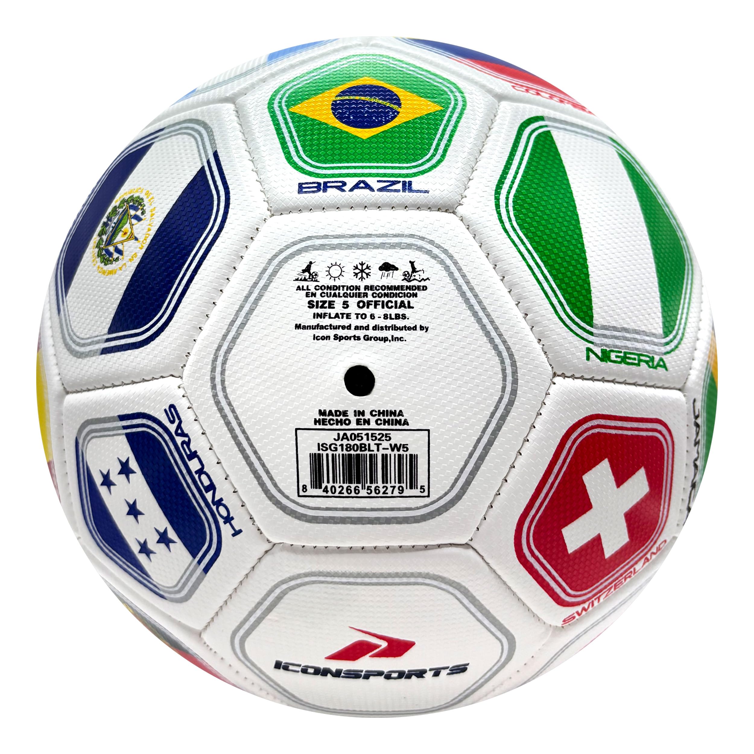 Icon Sports Officially Licensed World Soccer Ball - Size 5 - 3