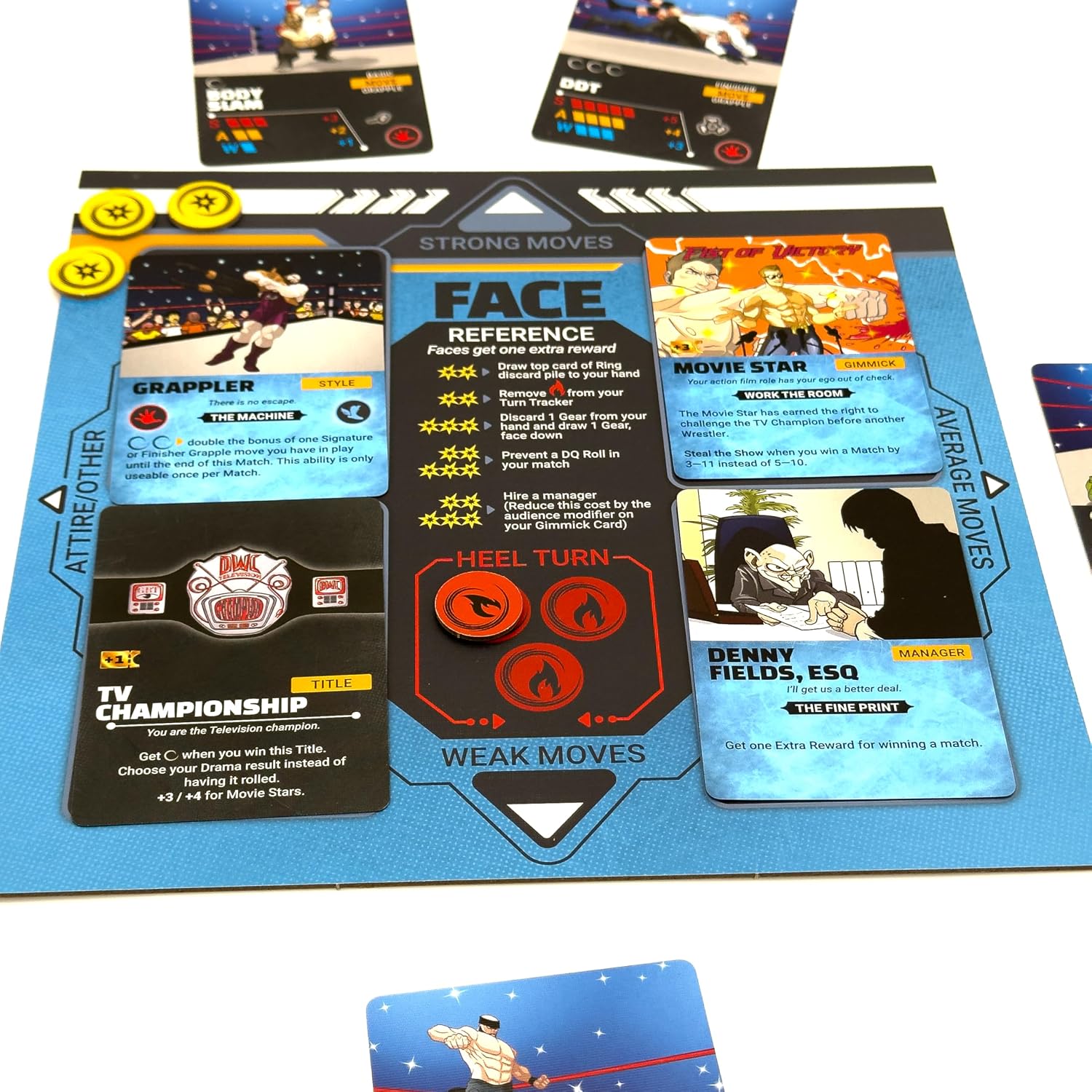 Diabolical Dave's Rumble Throwdown – Champions Edition: A Pro Wrestling Board Game