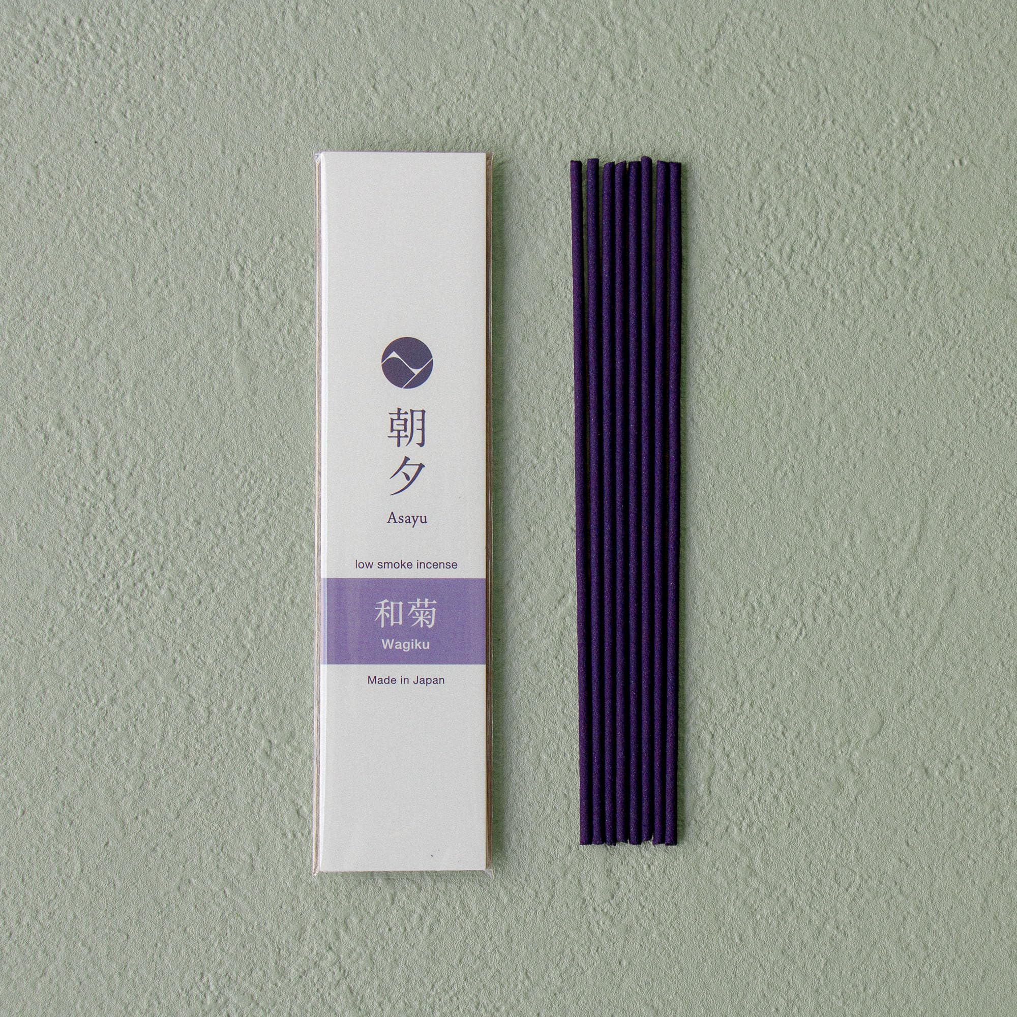 Asayu Japan Räucherstäbchen Geschenkset - 1 Räucherstäbchenhalter, 20g Räucherstäbchen, 5 Verschiedene Düfte, 100% Made in Japan - Für Yoga, Zen Meditation & Entspannung (Blumige Düfte)