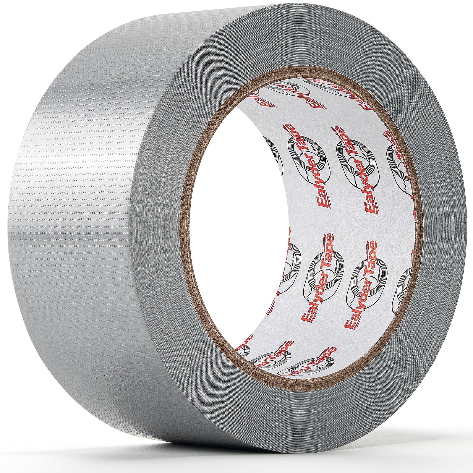 Ealyder Tape Silver Duct Tape Heavy Duty 50 mm x 27.4 m, Waterproof Industrial Strength Adhesive Tape for Indoor Outdoor Repairs, Sealing, Tear by Hand & No Residue, 1 Roll