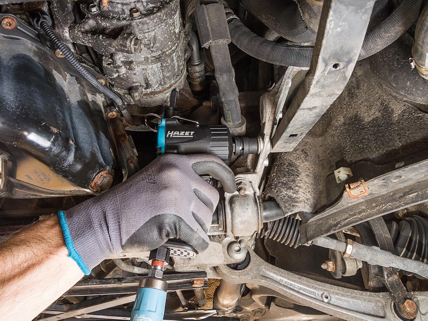 Hazet 900SK/4 Hexagon 1/2" Square 4Piece Impact Socket Set