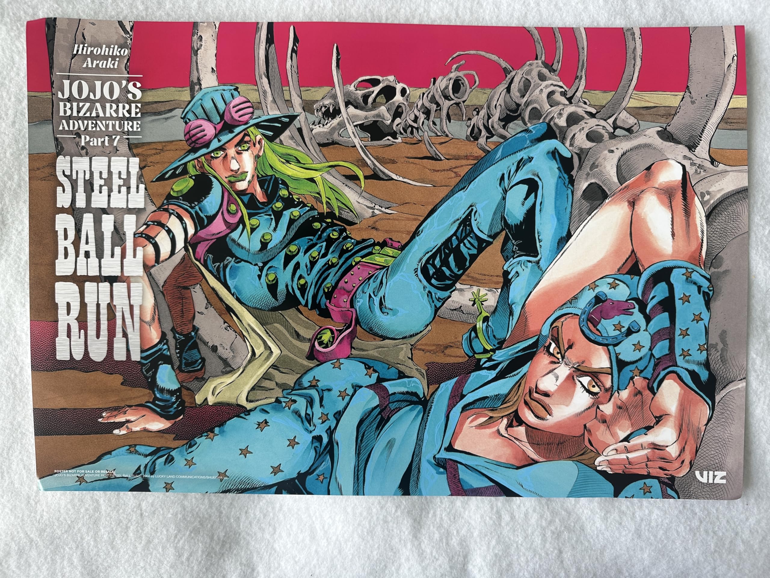 JoJo Steel Ball Run SDCC 2025 Poster Review