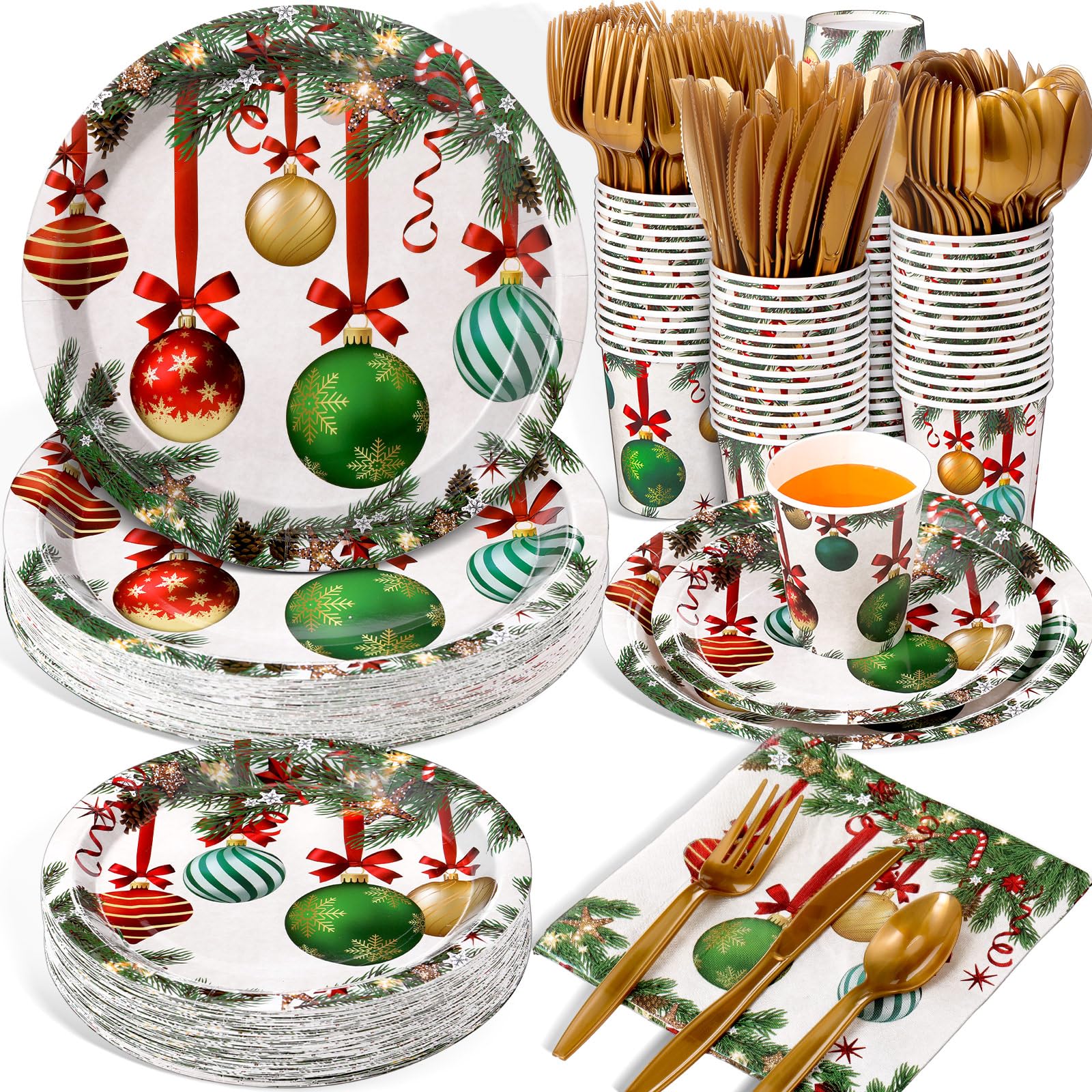Locker.Ink | Elevate Your Holiday Gatherings with These Christmas Tableware Tips Hsei 350-Piece Christmas Tableware Set