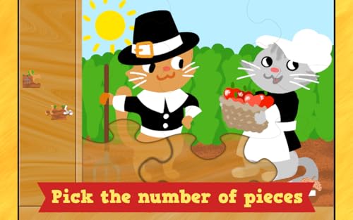 Thanksgiving Puzzles: Fall Holiday Games for Kids - Education Edition