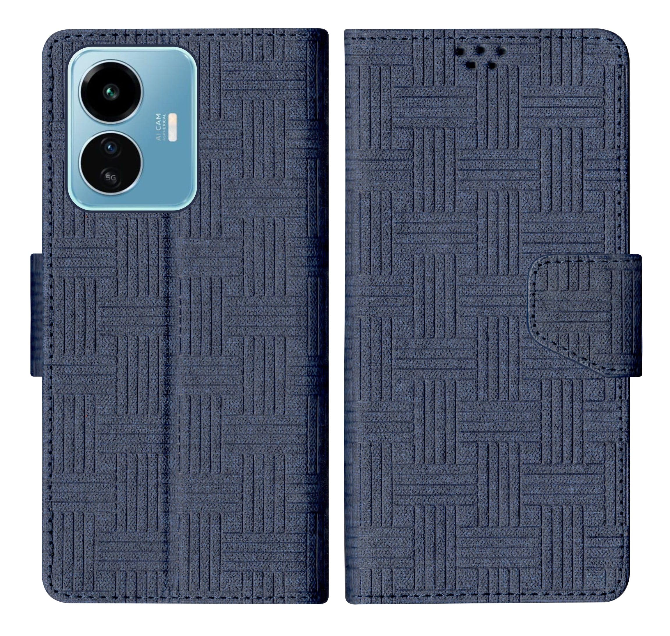SBMS Flip Cover for IQOO Z6 Lite 5G Back Cover Case with Magnatic Closure | Inbuilt Stand | Card & Money Pocket (Mat Blue) (B0C8P4WBJD) Amazon Price History, Amazon Price Tracker