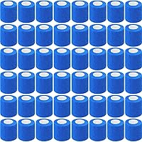 Vista 26 de Treela Paquete de 48 Vendajes Envolventes Autoadhesivos a Granel, 2 Pulgadas x 5 Yardas Vendaje Cohesivo Autoadherente Cinta Atlética Elástica Cinta