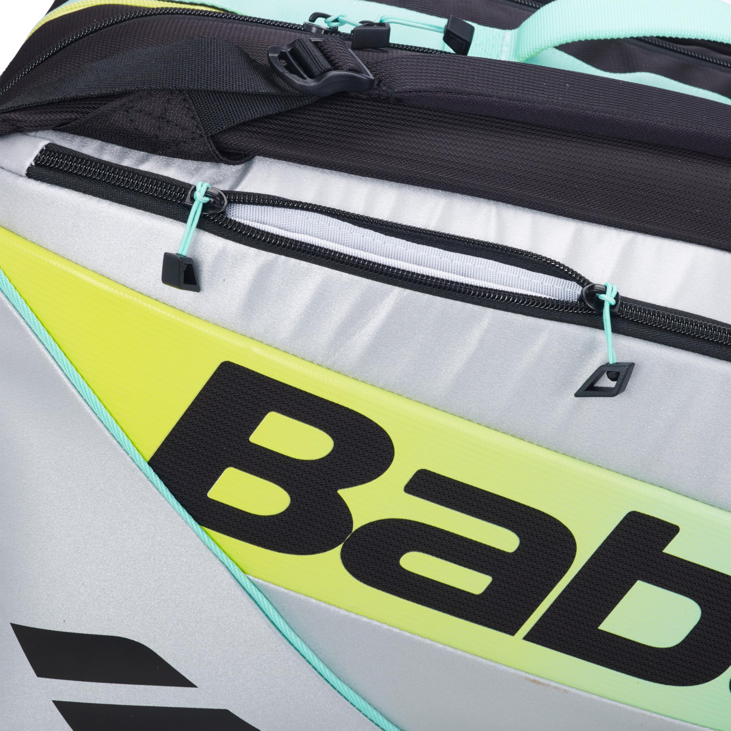 Babolat pro 2025 torba na rakietę do wiosłowania, czarna - wielokolorowa
