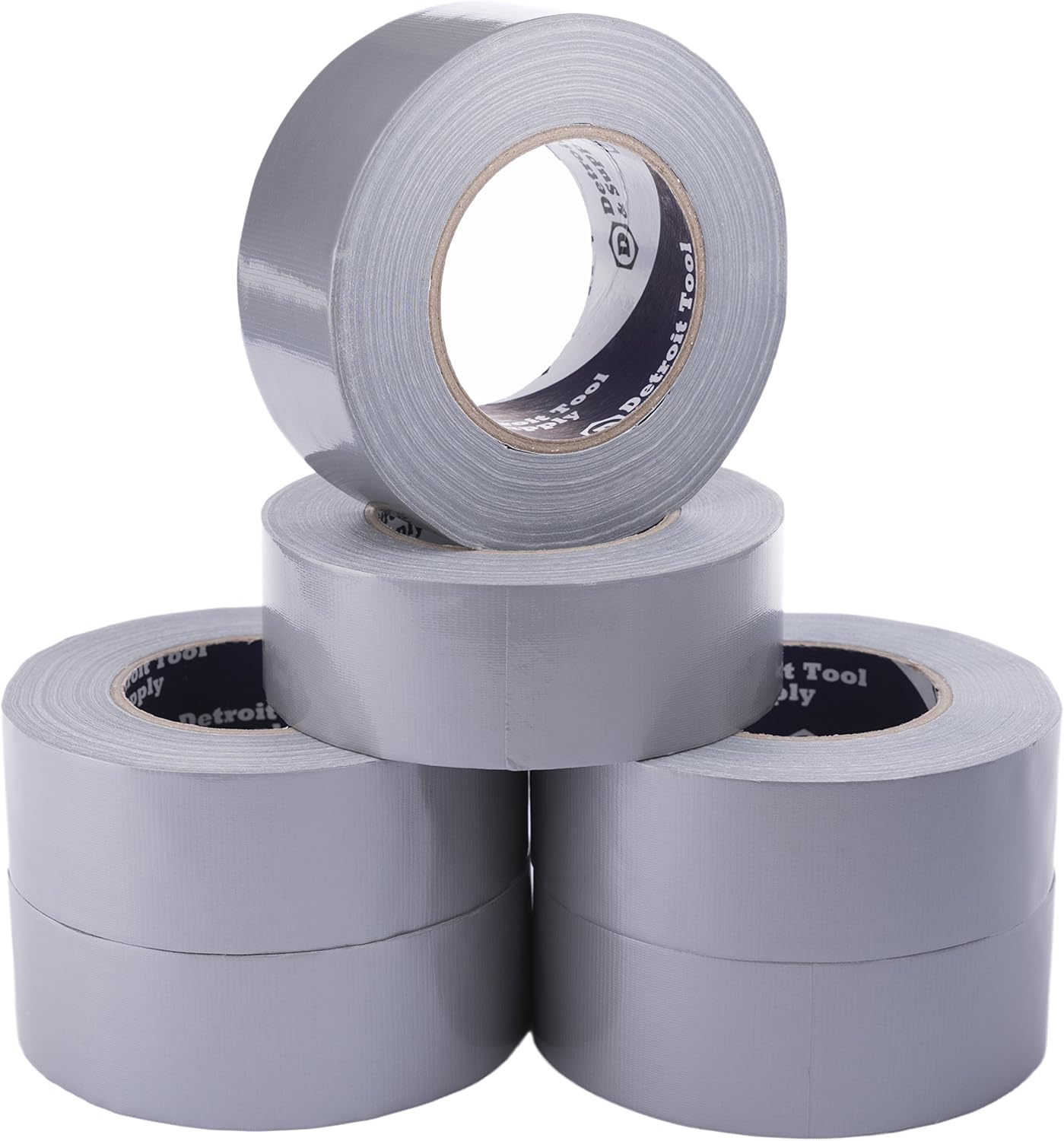 Silver 1.8-Inch Wide Duct Tape - 55 Yard x 6 Rolls