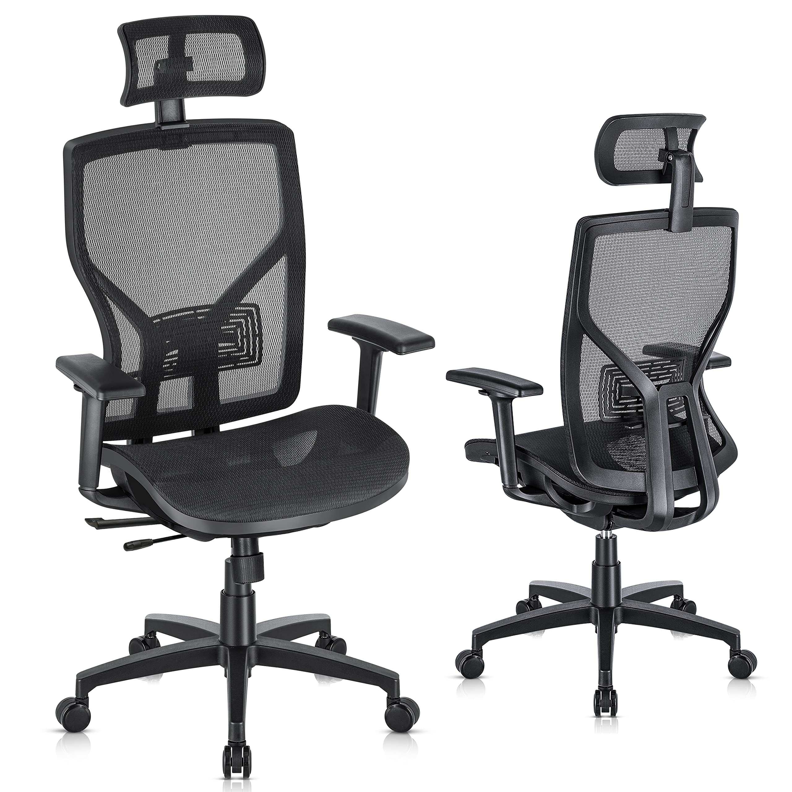 Buy SUNNOW Ergonomic Office Chair with Adjustable Lumbar Support, High