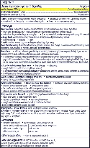 Miniatura 2 de Alivio Nocturno de la Gripe, Resfríos y Tos Vicks NyQuil., NA, 1, 1