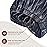Reusable Shower Cap for Women Reusable Waterproof - Leakproof, Nonslip Hair Cap for Shower Flexiband - Soft, Breathable, Durable Christmas Shower Caps by SMPL OBJECTS (Coal)