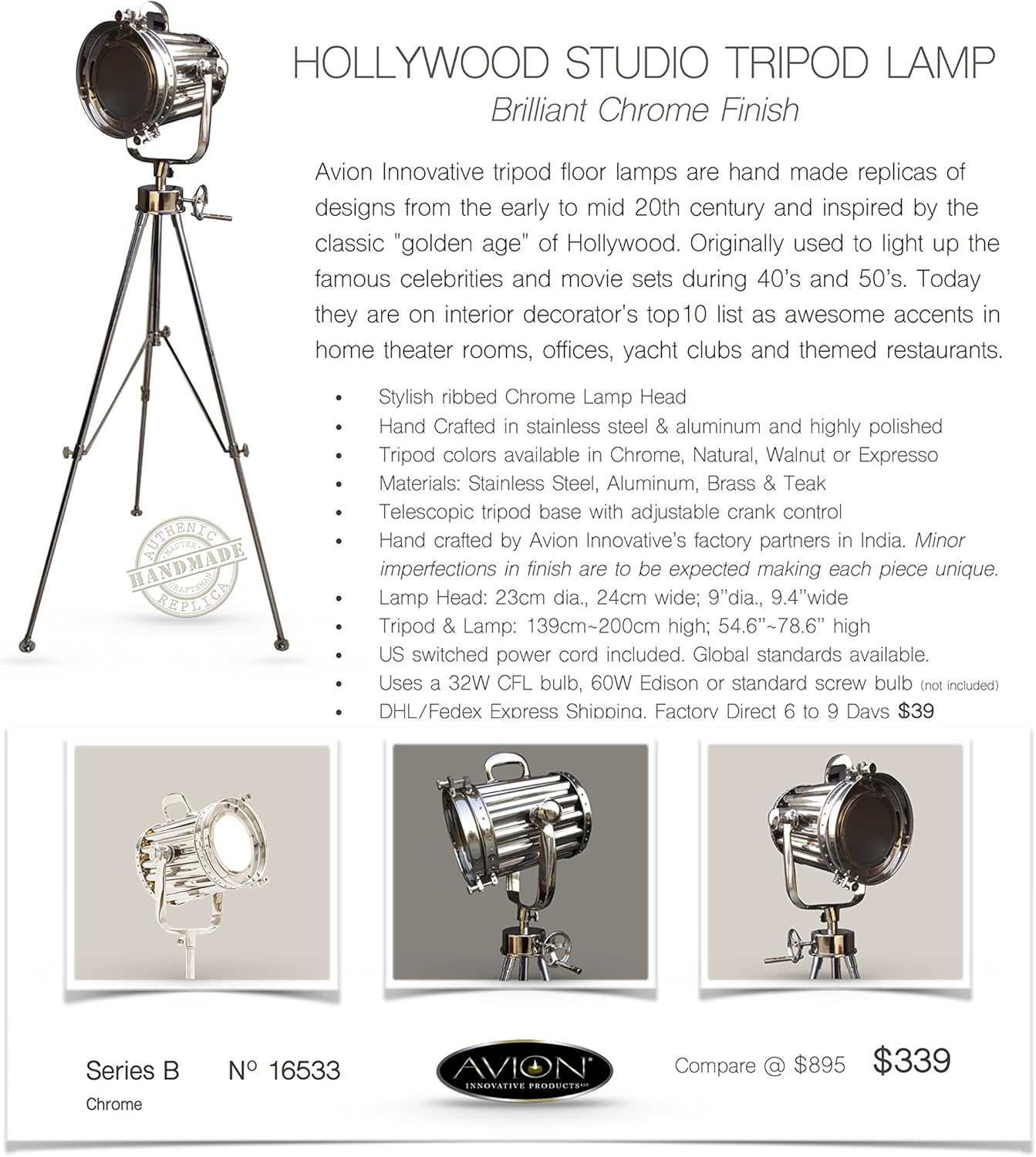 Studio Floor LAMP Replica