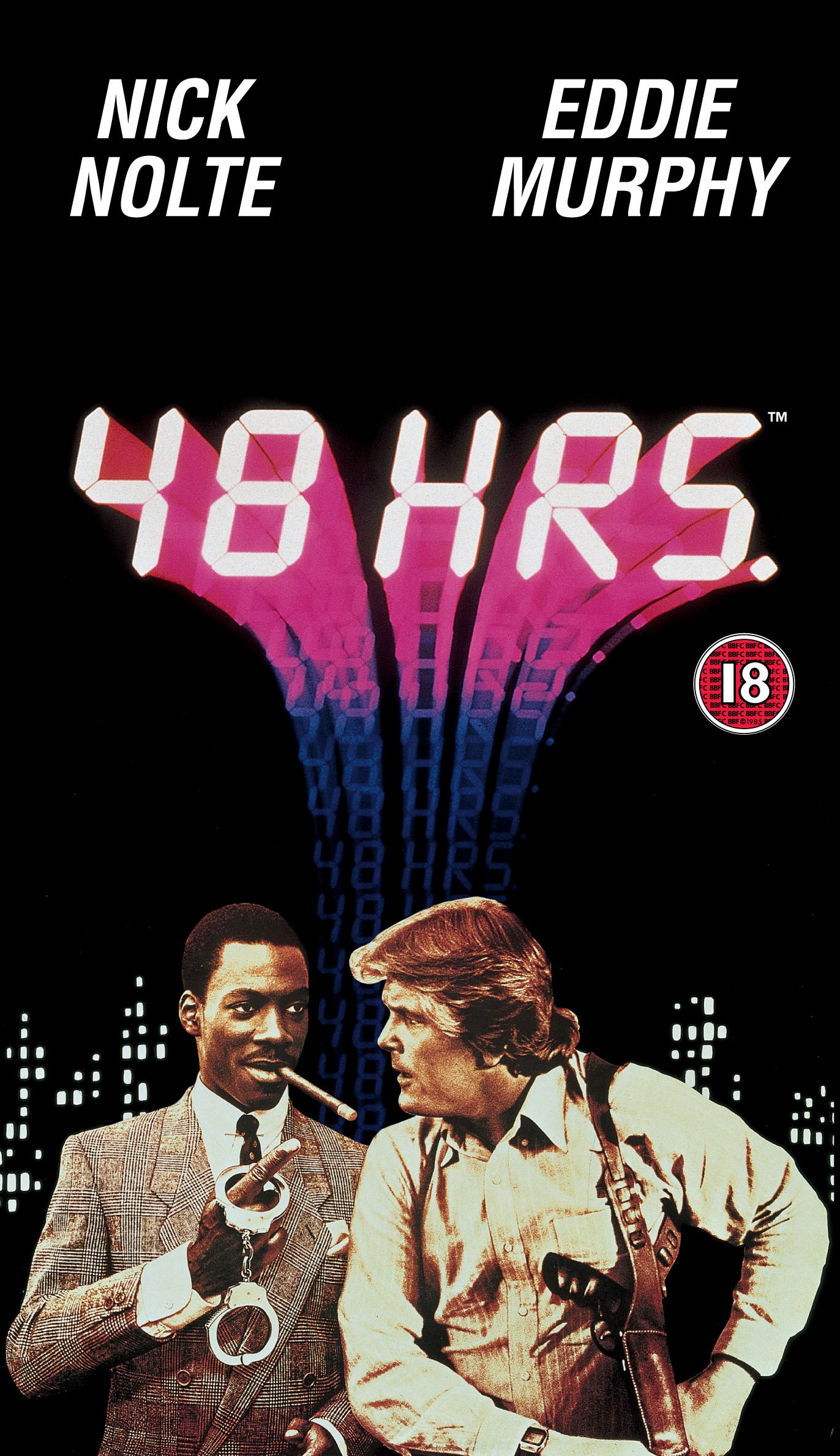 48 Hours- DVD- Nick Nolte, Eddie Murphy- Classic Crime Comedy- (DIR) Hill- 1982