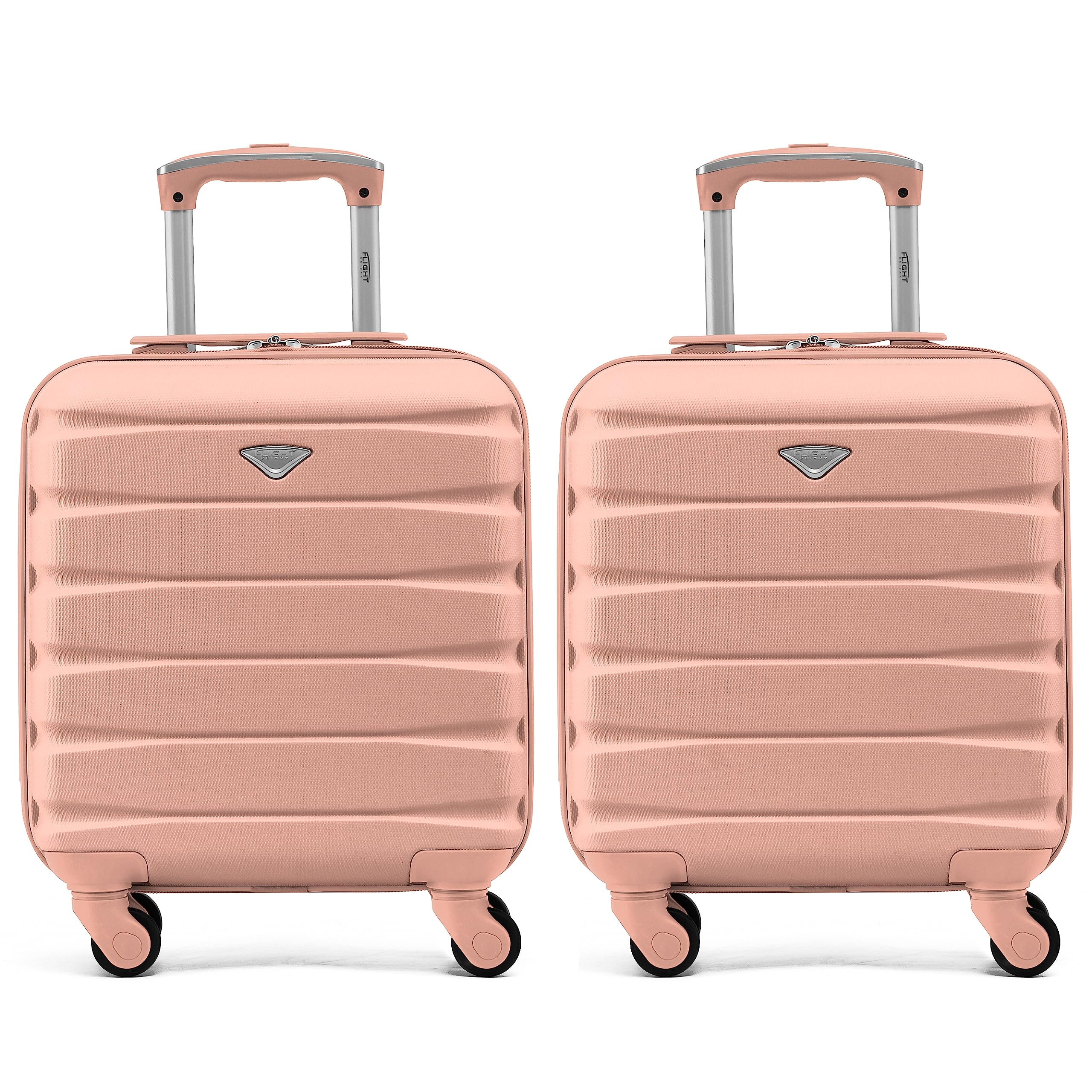 Flight Knight Suitcase Set of 2 Lightweight 4 Wheel ABS Hard Case Cabin Carry On Hand Luggage Approved for Over 100 Airlines Including easyJet, British Airways, Ryanair & Many More 55x35x20cm — view 104