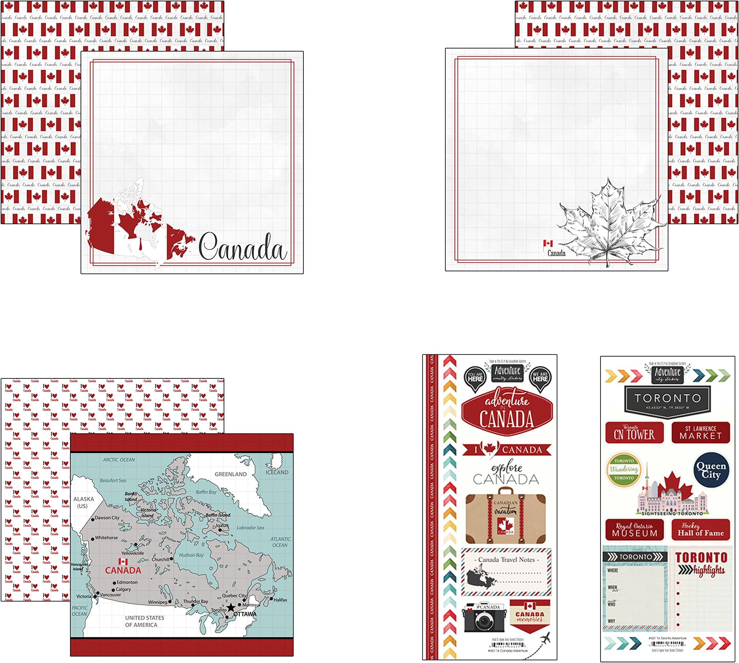 Scrapbook Customs Canada Adventure Kit