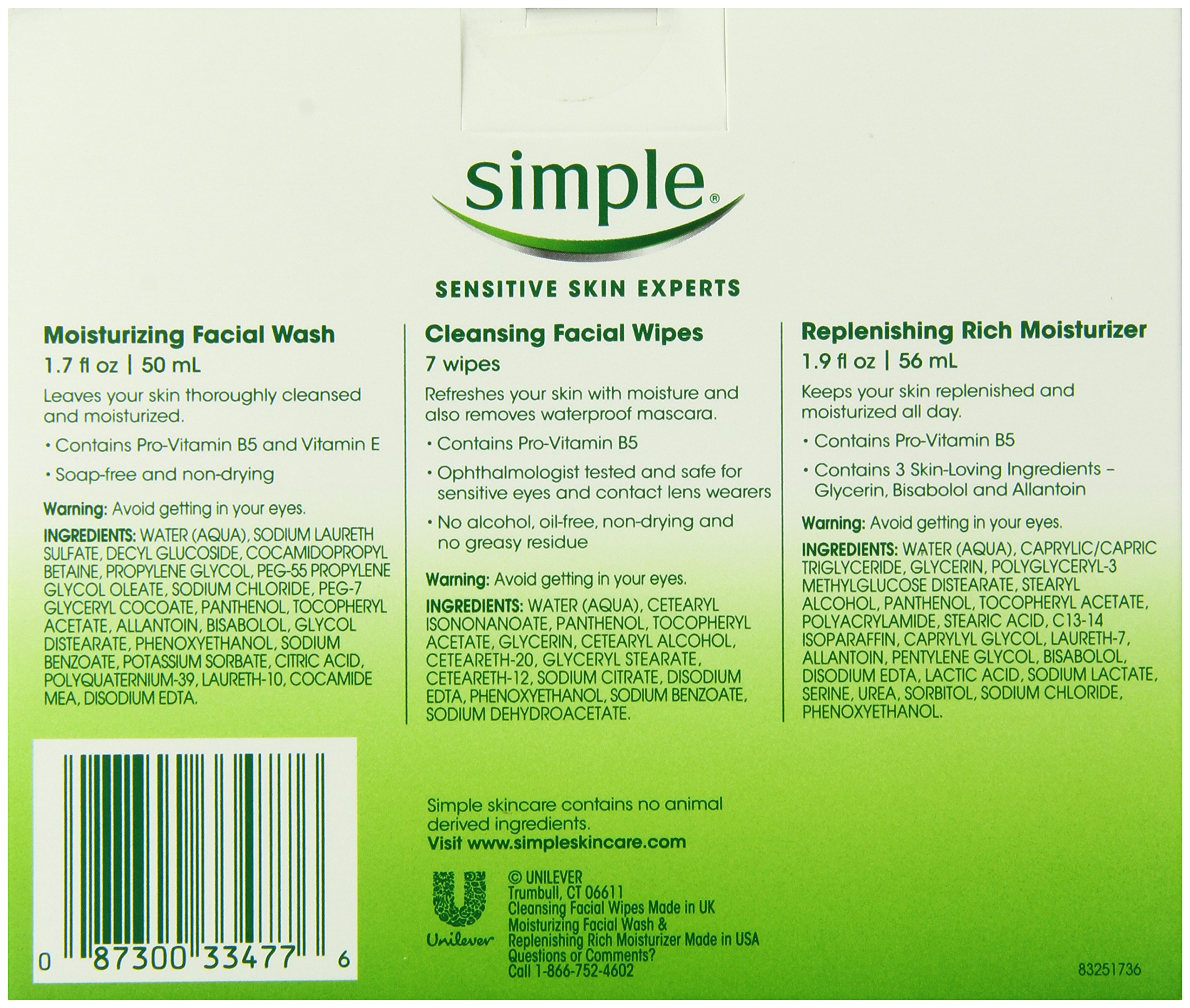 Simple Face Care Trial Set Buy Online in United Arab Emirates at