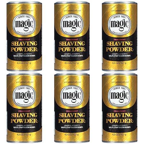 SoftSheen-Carson Afeitado mágico sin afeitar para hombres, polvo de afeitado para depilación, ayuda a detener los golpes de afeitar, fragante,