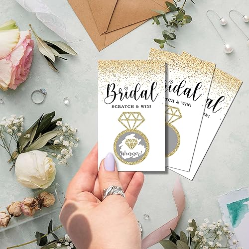 Miniatura 4 de Tarjetas de juego para raspar para despedida de soltera, boletos de lotería de rifas nupciales, juego de fiesta para raspar para boda,