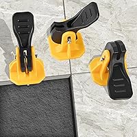 Vista 1 de Sistema de nivelación de azulejos Pro Tools Kit de espaciadores de azulejos, 60 compuestos de nivelación de suelo reutilizables, ajustables, se