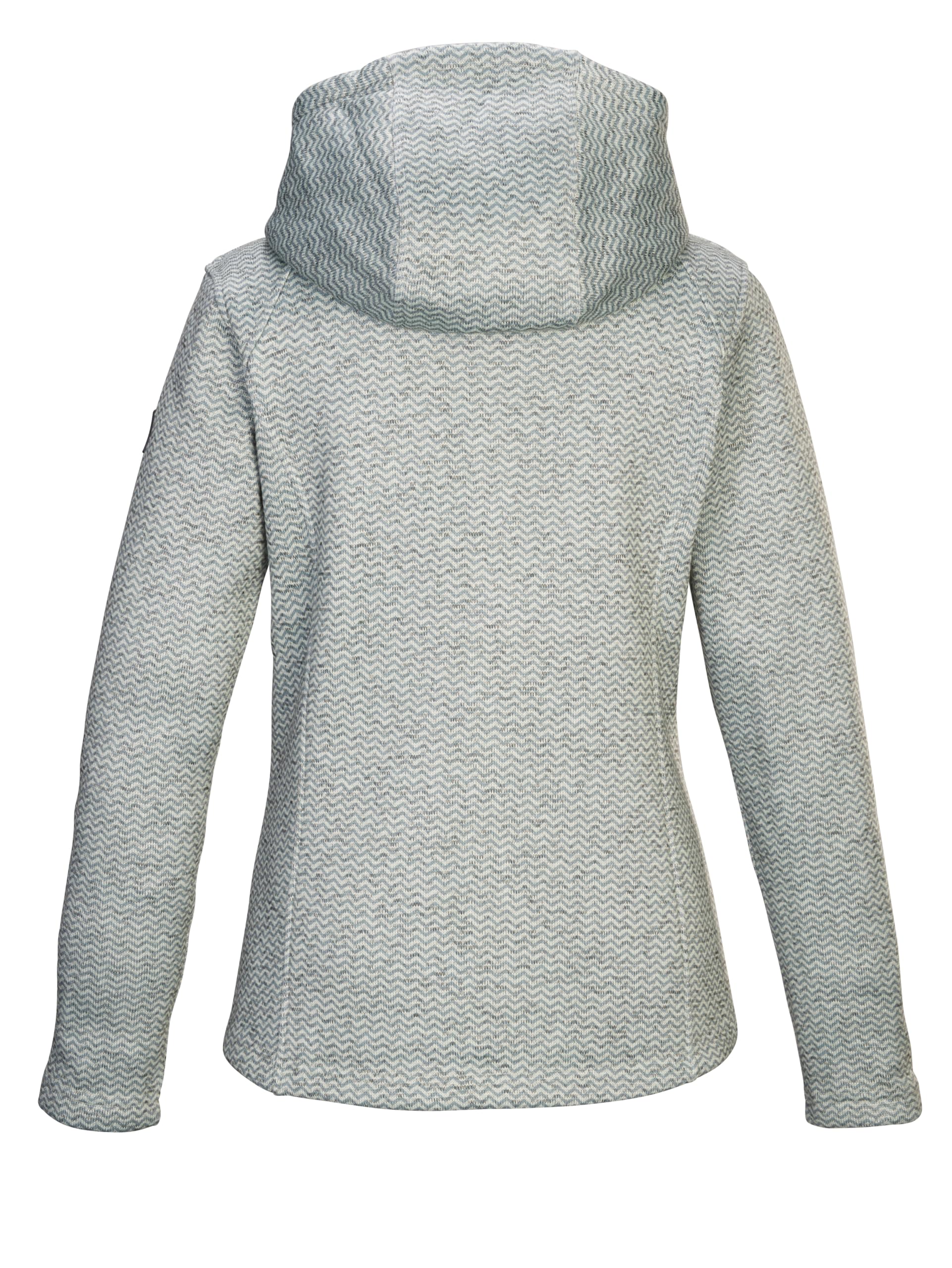 Killtec Damen Kow 5 Wmn Kntflc Jckt Strickfleecejacke/Fleecejacke mit Kapuze