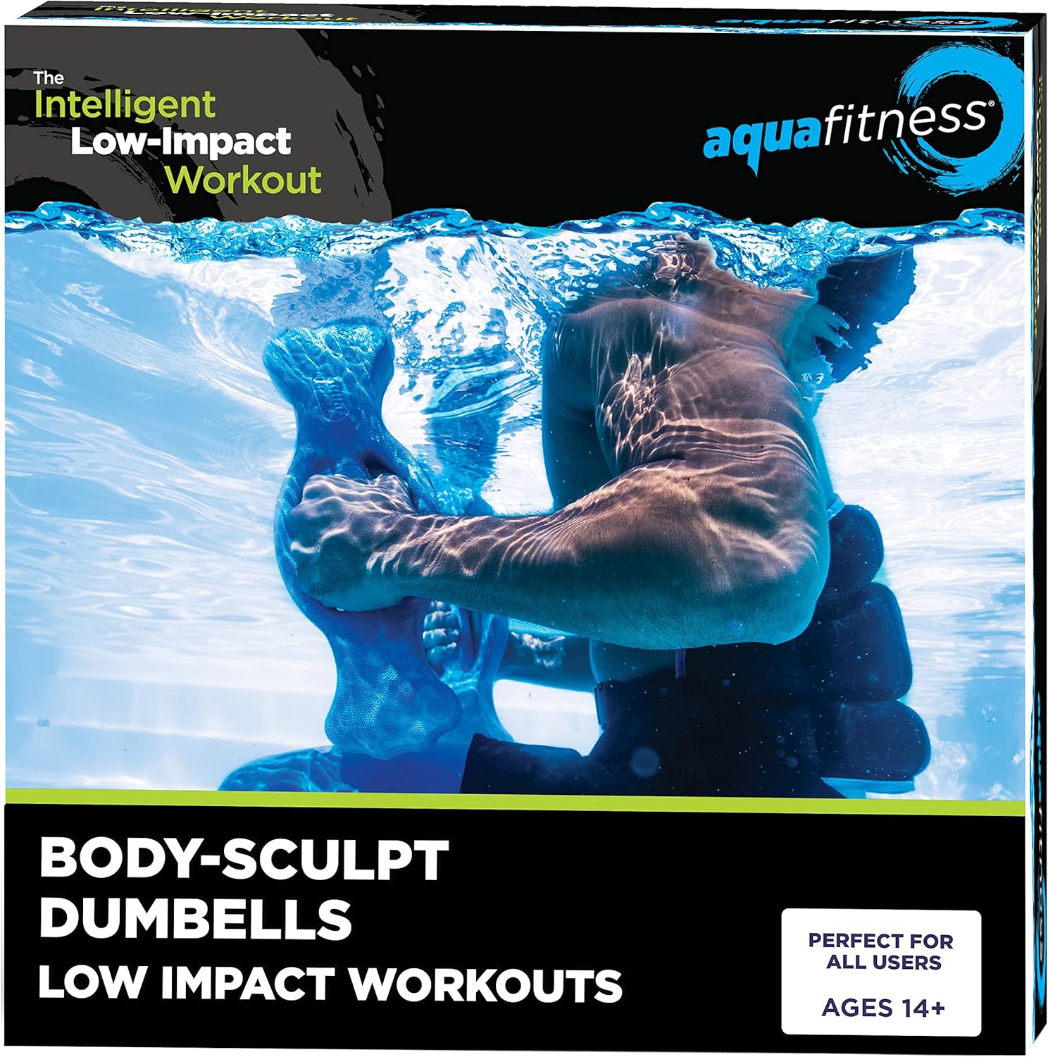 Aqua Water Dumbbells 2Pieces Set Sports, Fitness