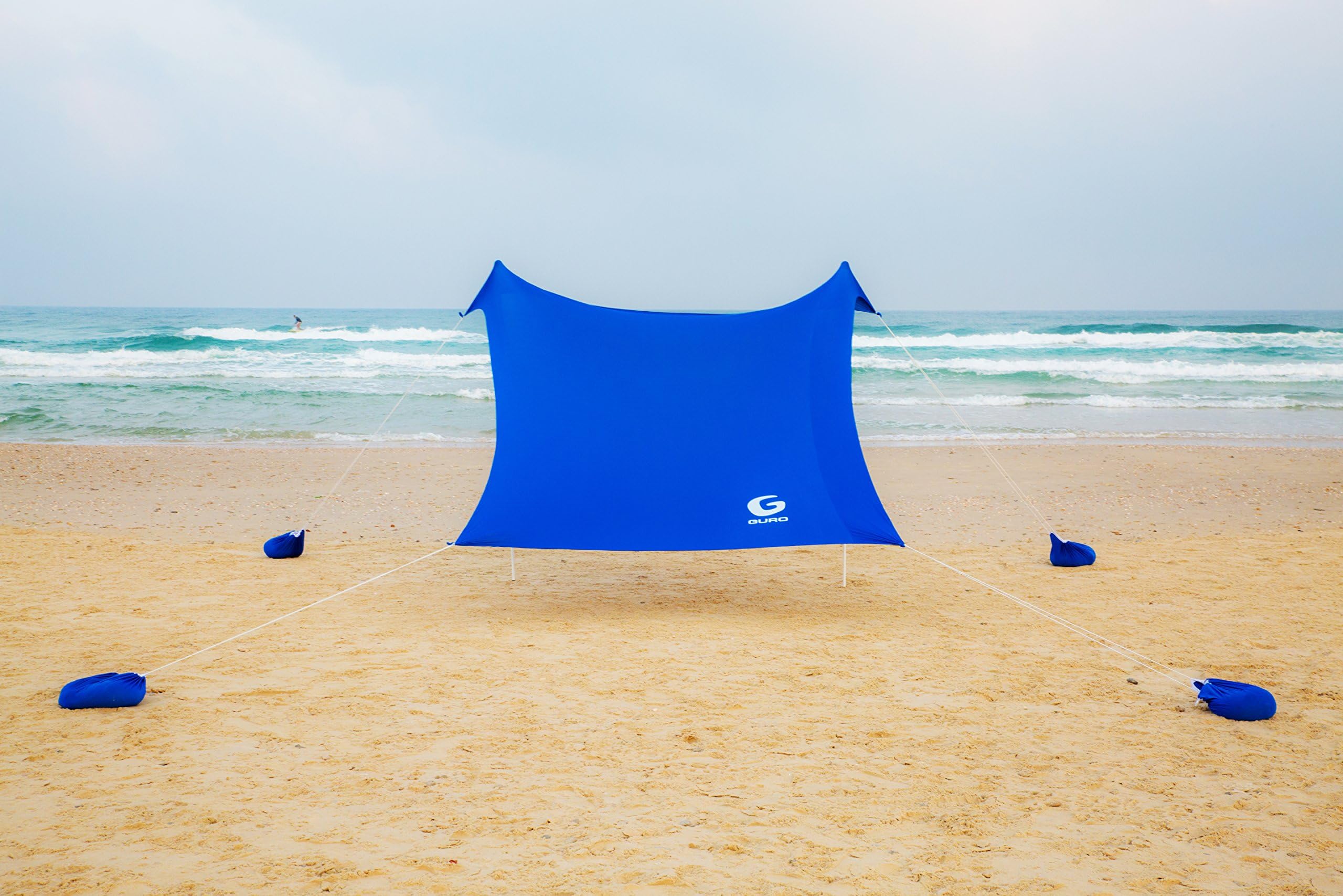 Guro Portable Beach Canopy Lightweight Sun Shelter, 55" x 79"