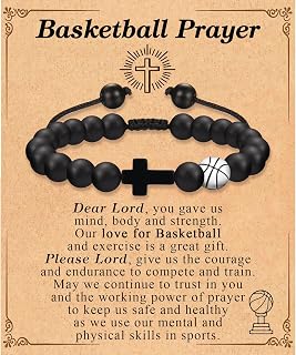 Soccer Baseball Basketball Bracelet Gifts for Boys Ball Players Team Fans Son Grandson Nephew Brother Friend on Birthday Graduation Back to School Christmas Valentines Day Easter