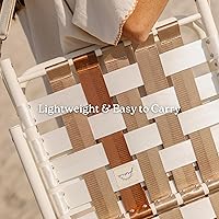 Vista 6 de PRAIA La silla de playa es ligera, plegable, duradera y fácil de transportar