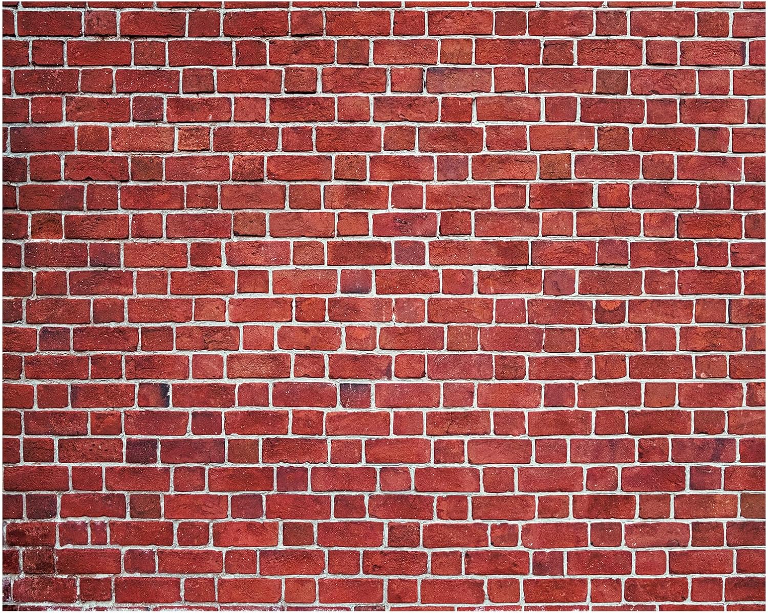 15 x 10 Ft Christmas Brick Wall Backdrop for Photoshoot Polyester Fabric Brick Backdrop Background for Fireplace Home Decoration Newborn Birthday Party (Red)