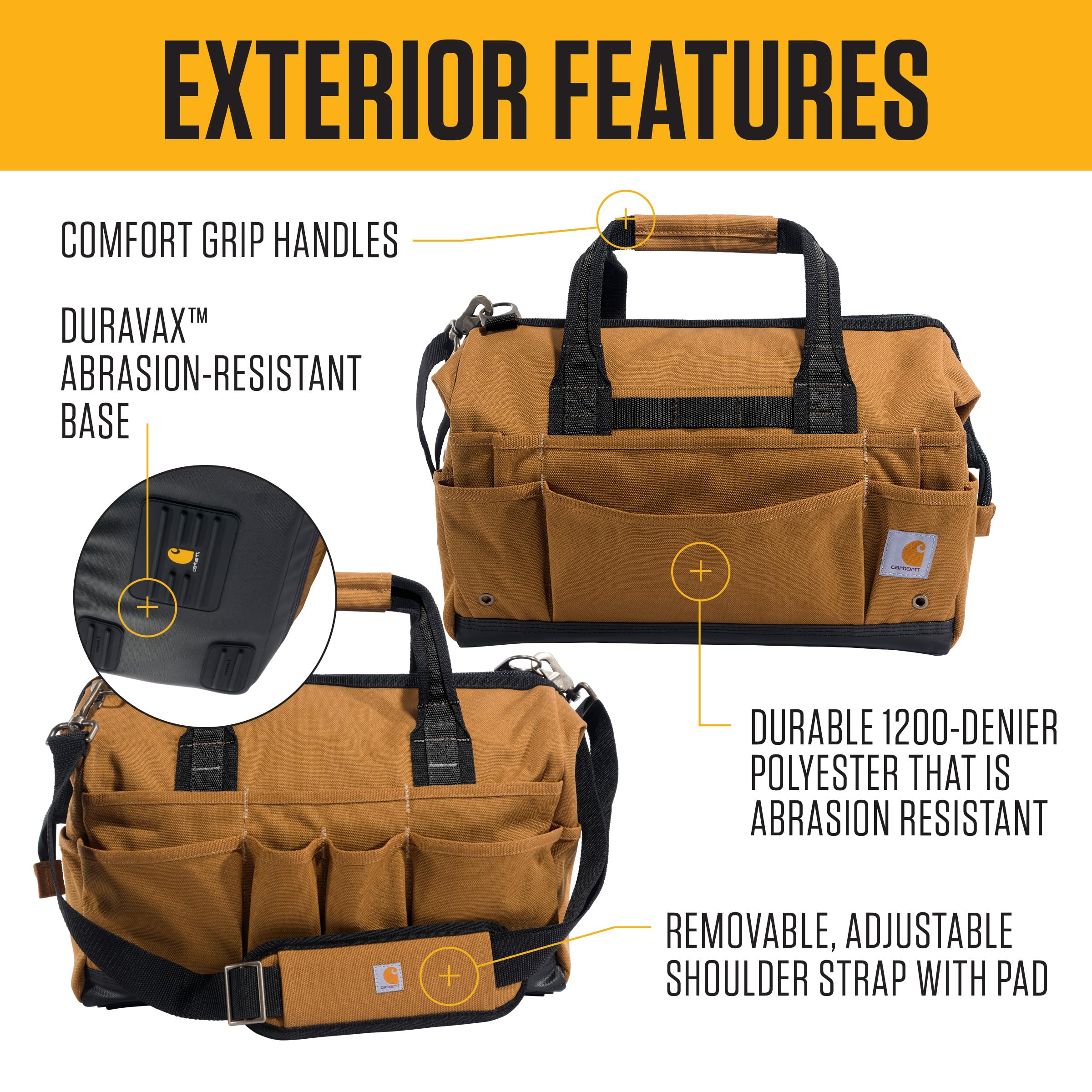 カーハート　ツールバック Carhartt カーハート 16 Inch 30 Pocket Heavyweight Tool Bag
