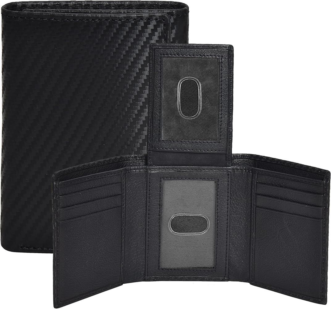 Cartera De Piel Corrugada Con Tarjetero Extraíble Castelli Leather