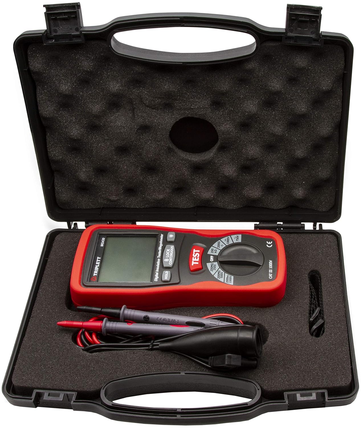 Triplett MG430 Digital Insulation Resistance Tester / Megohmmeter with Certificate of Calibration to NIST