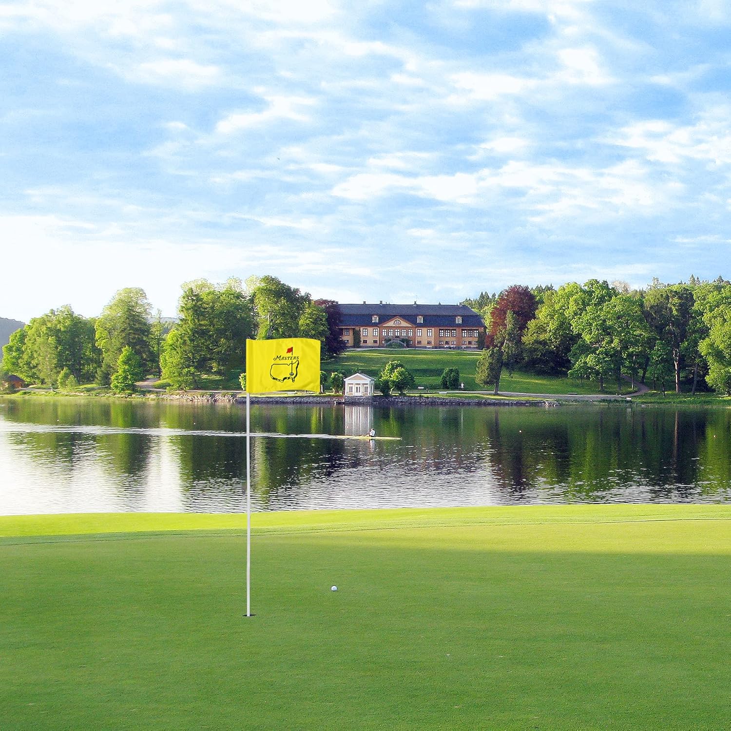 COGOLFING Standard Golf Flag, Double-Side Augusta National Flag with Regular Tube, Double-Sewn Durable 420D Nylon Golf Pin Flags for Golf Course Driving Range, 20"L x 13"H, 1-pack : Sports & Outdoors